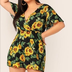SHEIN Sunflower Romper